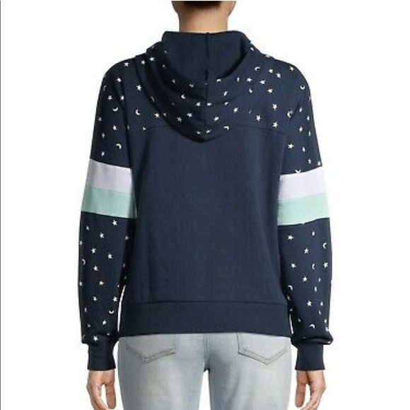 No Boundaries Size Small Blue Star Hoodie - Picture 3 of 8